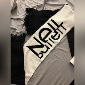 Neil Barrett Kids Logo Scarf